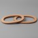 Handles for bags are wooden, d = 13 × 7.5 / 17 × 11.5 cm, 2 pcs, beige color