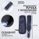 Autoton automatic umbrella, with a lantern, 3 additions, 10 knitting needles, r = 51 cm, blue color