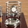 Table set 4V1 with a business card holder, red tree