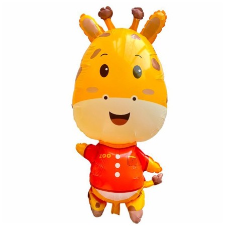 Foil ball 40 "Giraffe in the orange shirt"