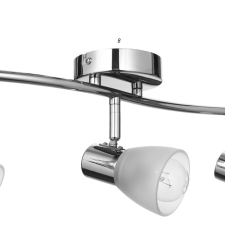 Spot 2434/3 E14 40W chrome 55x22 cm-7