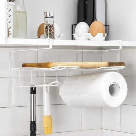 Holder for kitchen utensils of the share, suspended, white color-1