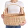 Basket "household", bottom = 33x24 cm, top = 40x31 cm, height = 19 cm, with a handle 38 cm