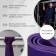Espander Multifunctional Onlytop, 208x6.4x0.5 cm, 23-68 kg, purple color