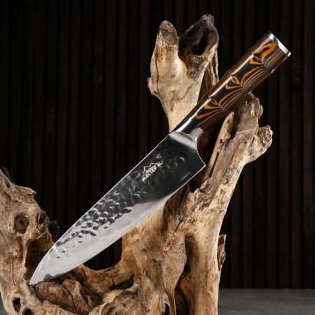 Hunting knife "Hild" 32.5cm, blade 205mm/2.7mm, brown