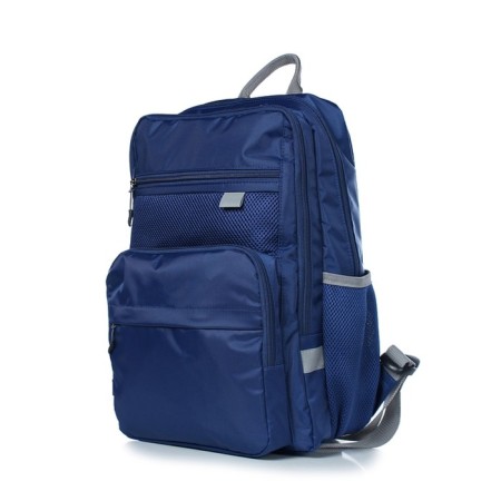 School backpack, synthetic fabric, 265x395x120 cm, blue T.