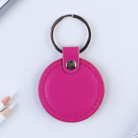 A keychain for keys to leatherette women "Necodms do not get old", 5.2 x 9 cm-5