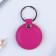 A keychain for keys to leatherette women "Necodms do not get old", 5.2 x 9 cm