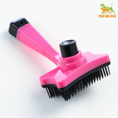 Pucker Plastic "Bone" with self -cleaning, 8.5 x 12.5 cm, pink