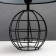 Board lamp 16784/1 E27 40W Black 18x18x40.5 cm Risalux