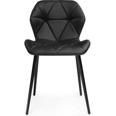 STULL OF A MARAL CARKASAS WALD Metal/Ecokuzha, Black/Black 46x52x75 cm-1