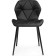 STULL OF A MARAL CARKASAS WALD Metal/Ecokuzha, Black/Black 46x52x75 cm