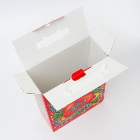 New Year. Gift box, New Year's "Eastern Snake" with a plastic pen 23.5*9.5*30 cm.-4