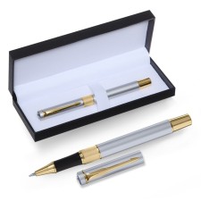Gift Roller handle, in the leatherette case, hull silver, gold, black