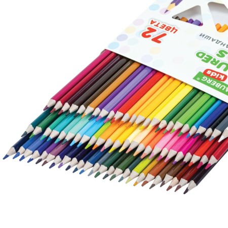 Pencils 72 Tsv Brauberg Kids, trihedral, soft grifle 3 mm 181947-5