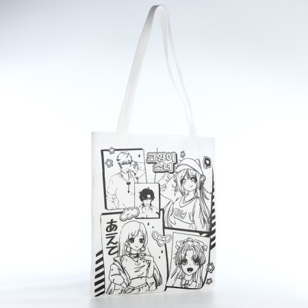 Bag Schoper for coloring "Anime", 35x40 cm, spanbond-3