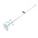 Mixer for paints and plaster mixtures of the tundra, galvanized, SDS-Plus, 100 x 10 x 600 mm