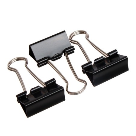 Globus clamps, 12 pcs., 25 mm, black-2