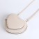 Bag Women's Cross-Bodi with a zipper, white color