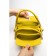 Bag Cross-Body Women's, genuine leather, Ludor yellow, 23x11x14 cm