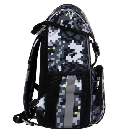School satchel on the castle, 37 x 25 x 14 cm, Erich Krause Ergoline 15l, Pixel Game 56774-3