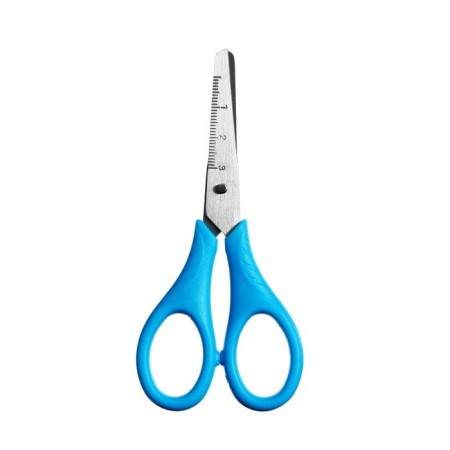 Scissors 12.8 cm children's multi-bullets "Raccoon Adventures", mix, euro suspension-7