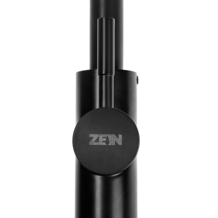 Kitchen mixer Zein Z4261, with output for drinking water, stainless steel, black-5
