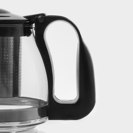 The teapot glass tender "Illusion", 700 ml, with a metal sieve-3