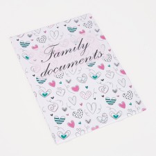 Document folder, 1 set, white color