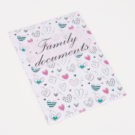 Document folder, 1 set, white color