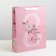 Gift package laminated, packaging, "flowers", l 31 x 40 x 11.5 cm