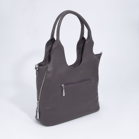 Lurch bag with lightning, the color is gray-brown-2