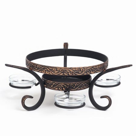Saj stand forged "Silk Road" with sucks, 25 cm