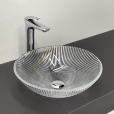 Haling linker Comforty CF29001, glass, round, transparent glass, 40 cm