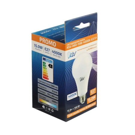RSV-A60-15W-4000K-E27 P LED lamp-1