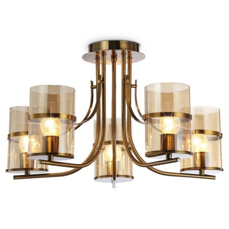 Suspended chandelier Ambrella Light, Traditional, TR3222, 5HE27, Color Gold
