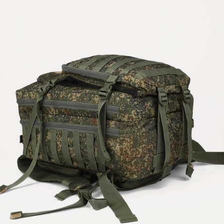 Tactical backpack, TAIF, 35L, lightning department, 3 outer pockets, camouflage color/green-2