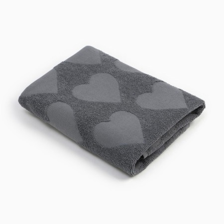 Trick Love Life "Hearts" 30*50 cm, dark gray, 100% HL, 450 g/m2-7