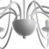 Jil chandelier 8xe14 40w is white 75x75x42-100 cm Bayerlux