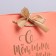 Gift package, packaging, "with warm wishes", 19 x 20 x 9 cm