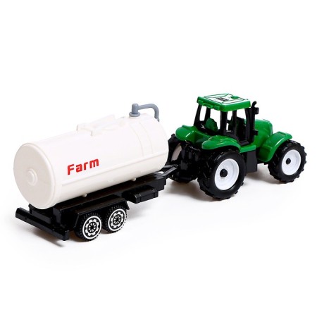 Game set "Farm", tractor, shed and animals-4