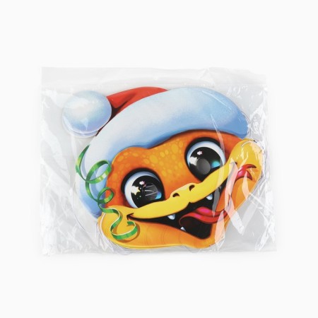 Carnival mask "New Year's snake", 21.4 x 22.8 cm-5