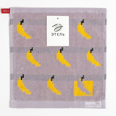 Towel kitchen Ethel bananas col. Gray, 25*25 cm 100% cotton-4
