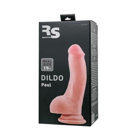 Realistic phallimitator on the suction cup Toyfa Realstick Elite, TPR, Flevoy, 19 cm-9