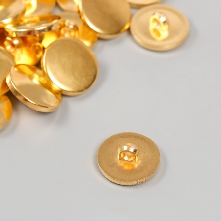 Buttons plastic on midnight "gold" 2 cm set 20 pcs-1