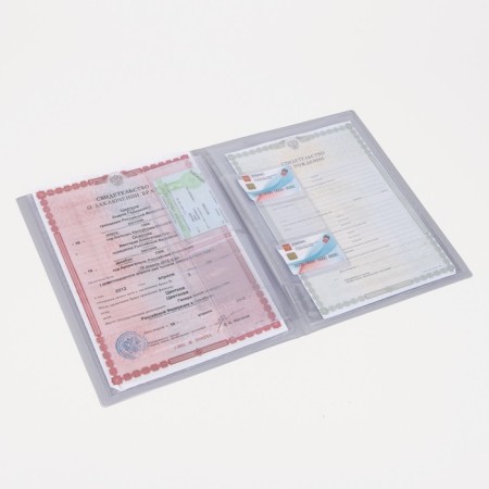 Folder for documents, 4 sets, white color-3