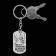 A keychain key a token "I am always nearby", 9.5 x 2.7 cm