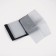 Male purse on the button, 3 in 1, for auto documents, passports, bills, pockets for cards, for coins, black color