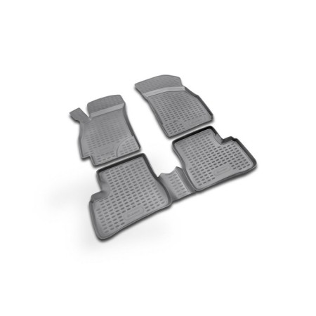Rugs in the Hyundai Accent Salon 2000-2005, 4 pcs. (polyurethane)