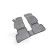 Rugs in the Hyundai Accent Salon 2000-2005, 4 pcs. (polyurethane)